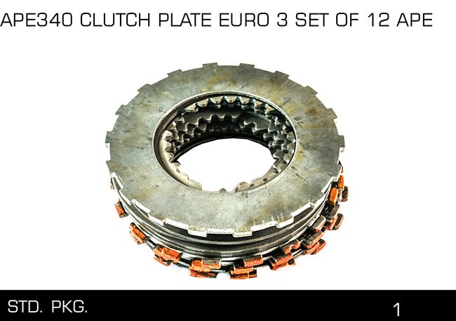 APE340 CLUTCH PLATE EURO 3 SET OF 12 APE